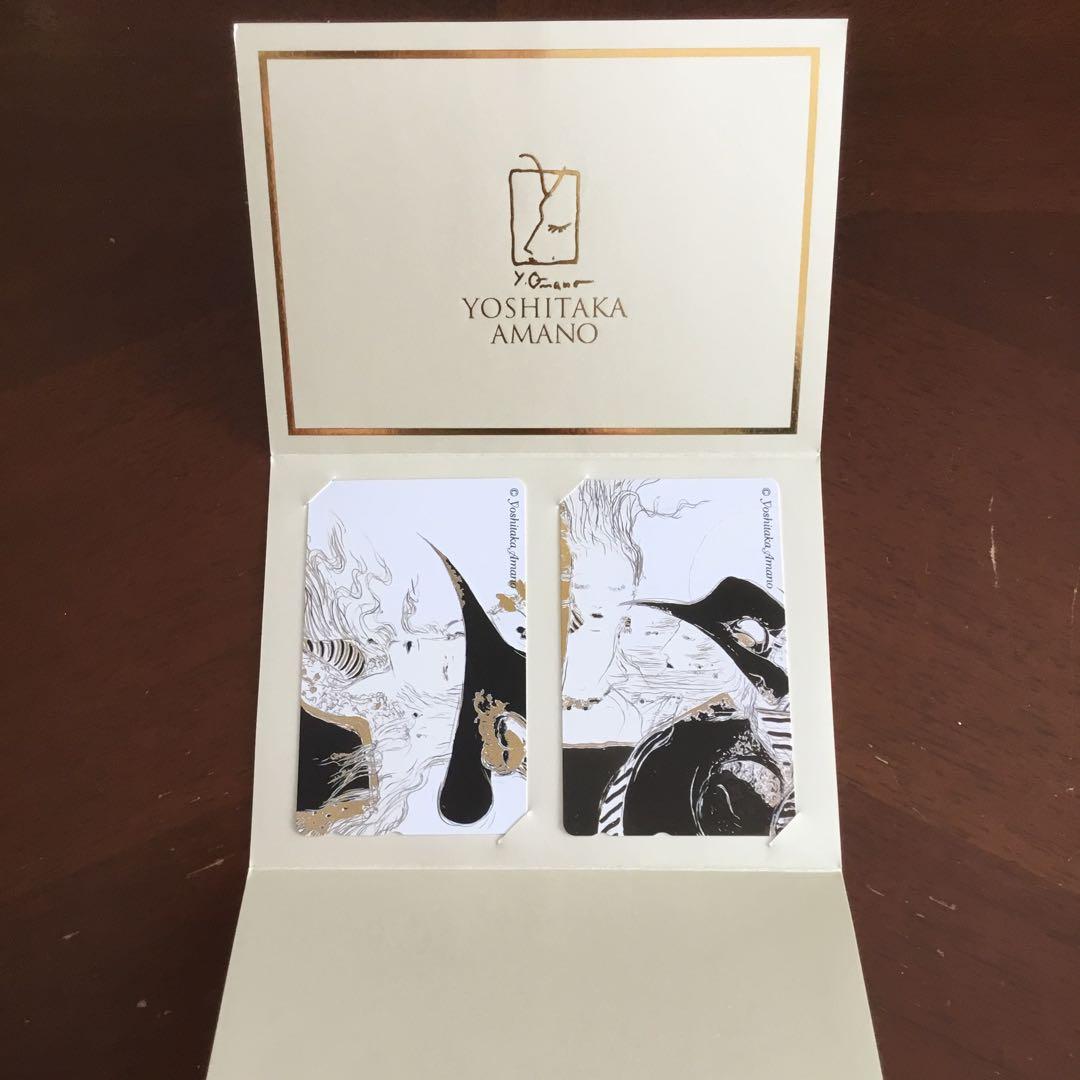 天野喜孝イラスト画4枚(額装可)　黒衣の剣士他　Yoshitaka Amano