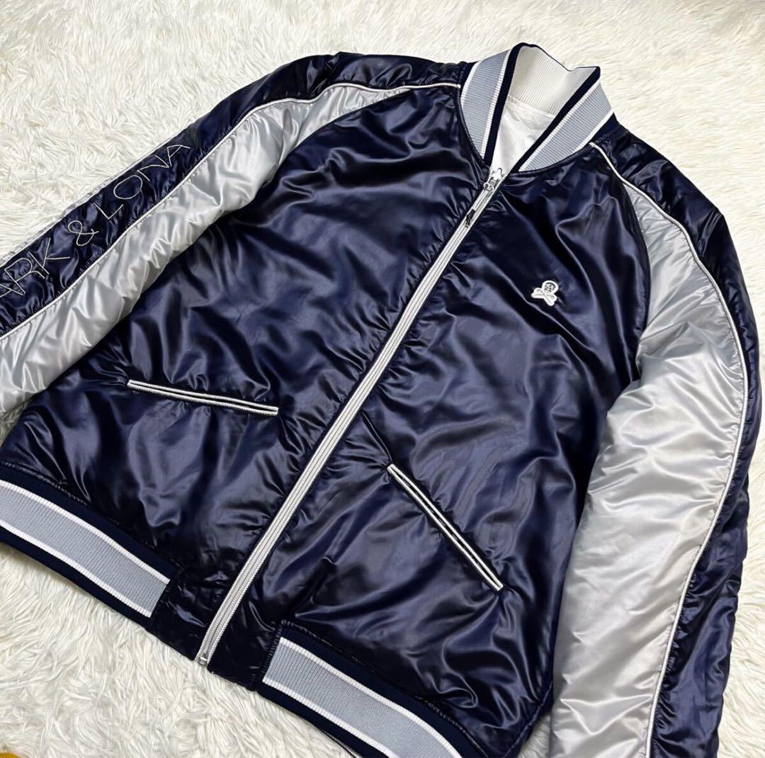 超希少モデル 極美品 XL マークアンドロナリバーシブル ジャケット 紺