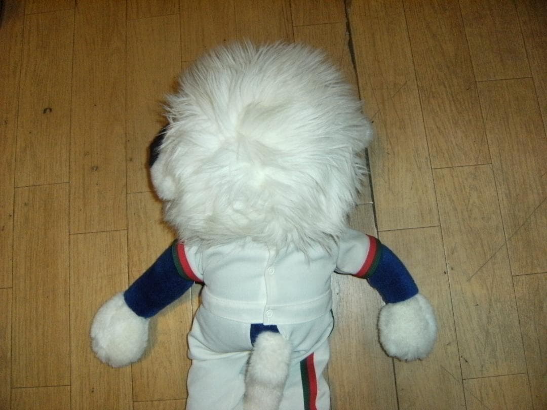 廃番★昭和レトロ★日本製★三英★西武ライオンズ キャラクター レオ ぬいぐるみ