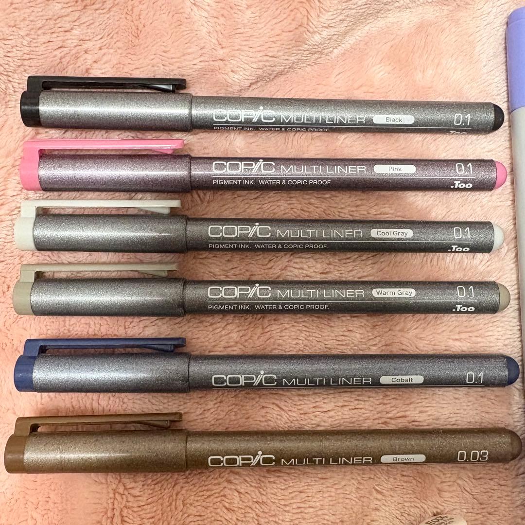 Copic ciao72本セットB＋マルチライナー6本＋その他セット
