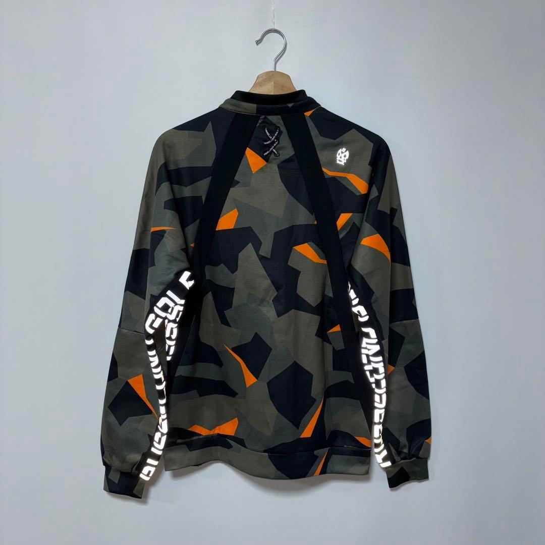 ラッセルノ ゴルフ リフレクター ロゴ ジップアップ ジャケット カモ 2XL