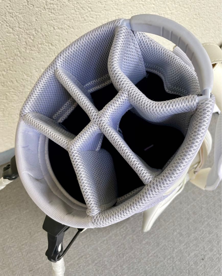 美品●パーリーゲイツ●PEARLY GATES キャディバッグ●アイアンカバー付