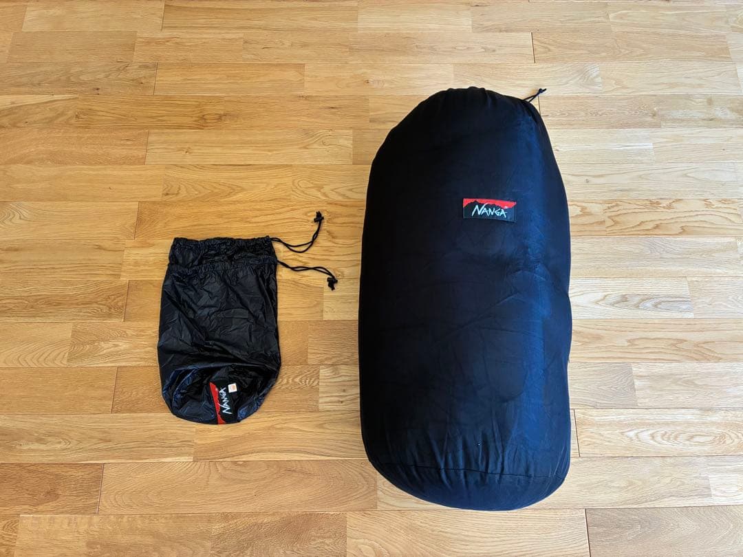 Nanga ナンガ LEVEL8-10UDD BAG レギュラー　ブラック　寝袋