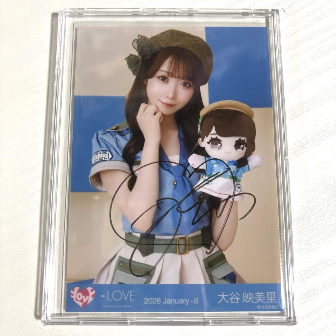 イコラブ 大谷映美里 イコラブモーリーファンタジーコラボ④ 生写真 直筆