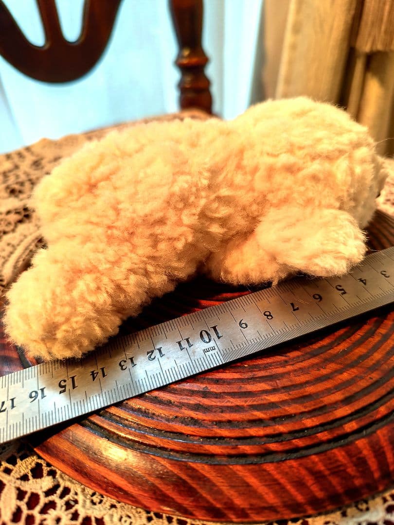 モンスイユ 犬 ぬいぐるみ トイプードル　レトロぬいぐるみ　　日本製