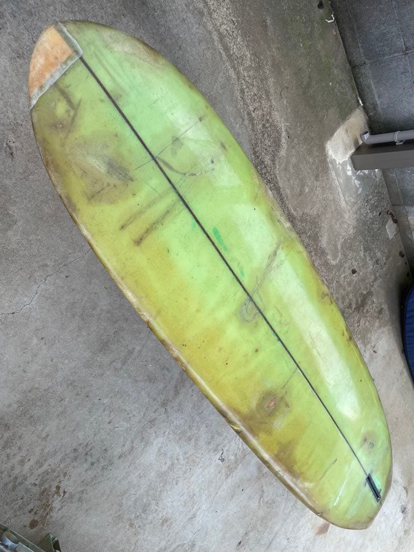 TEDサーフボード　ビンテージ　ミッドレングス　シングル　テッド　7.4f