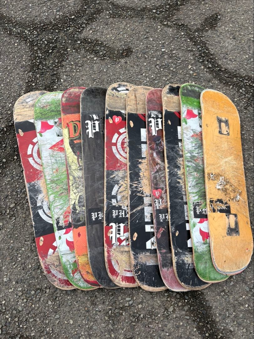 廃デッキ スケボーデッキ diy