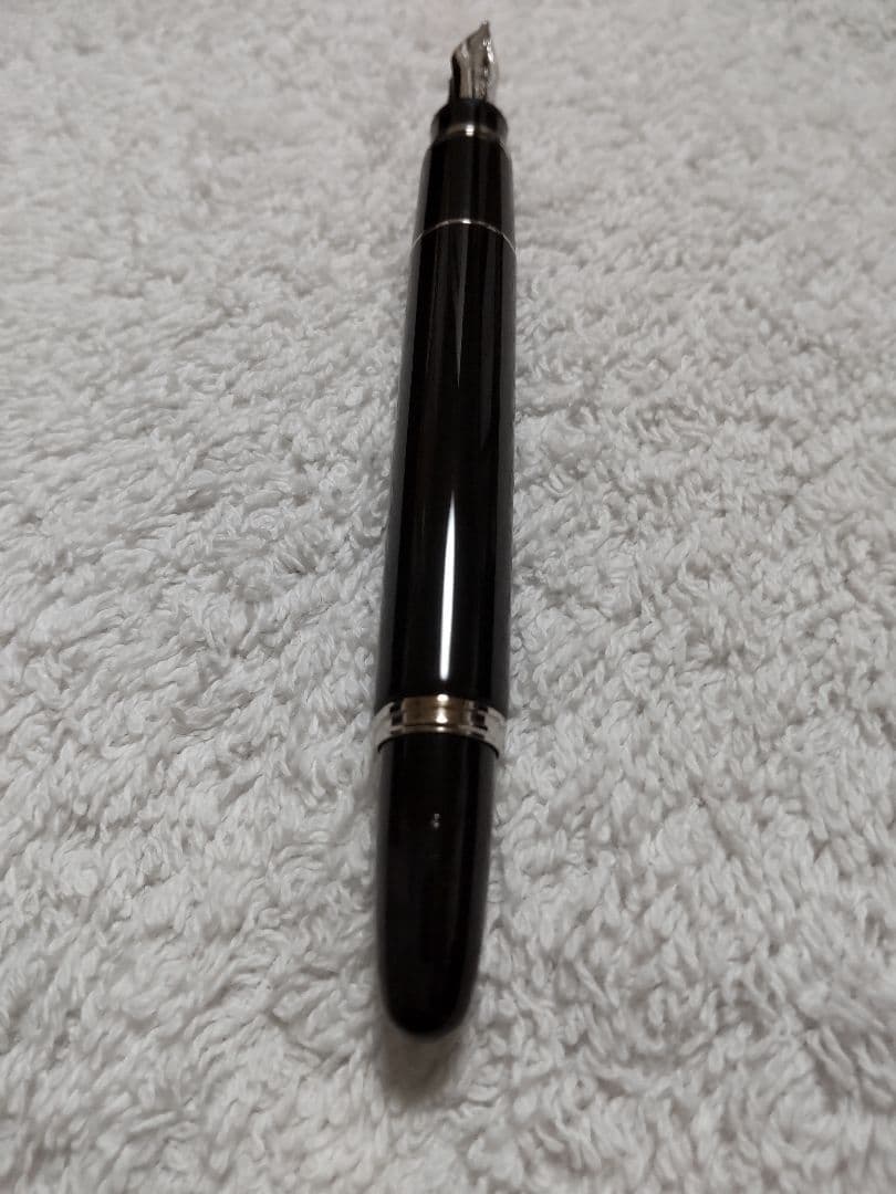 モンブラン114『モーツァルト』黒軸×銀の万年筆