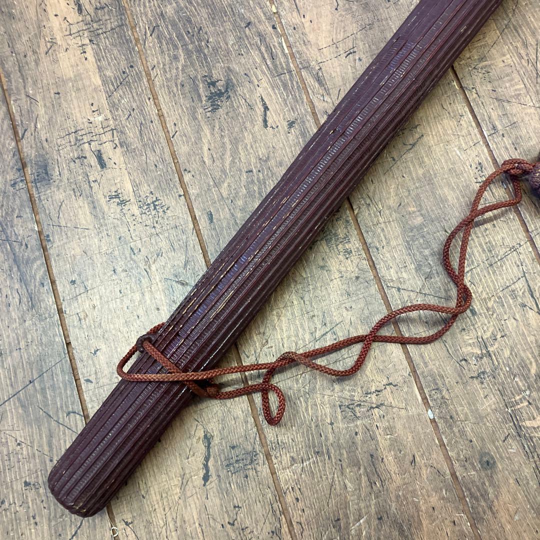 昭和レトロ 弓道具 弓矢 竹矢 和弓 弓 矢 矢羽 武道具 90.5cm 矢筒
