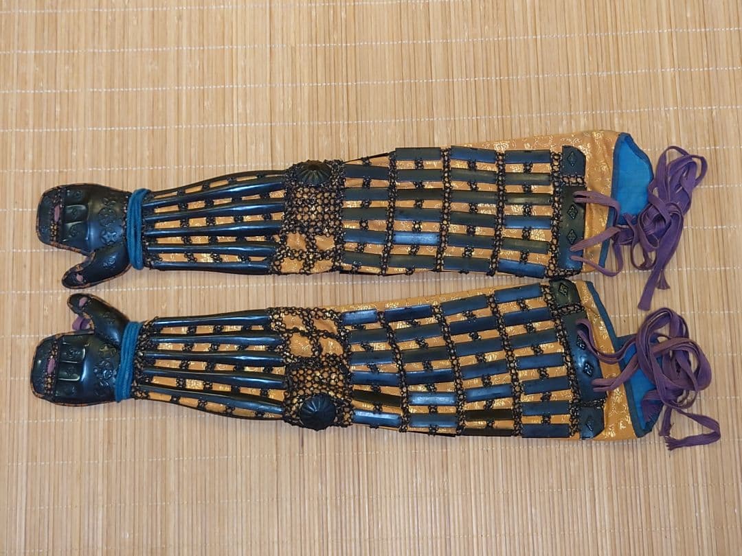 ★★送料無料☆丸武産業製☆光忍☆橙糸威伊予素懸二枚胴具足☆等身大☆鎧兜・甲冑★★