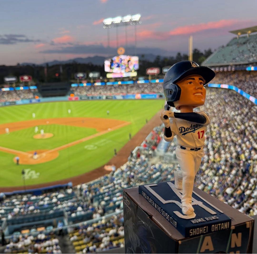 8月27日球場配布 大谷翔平 50/50 ボブルヘッド ドジャースタジアム