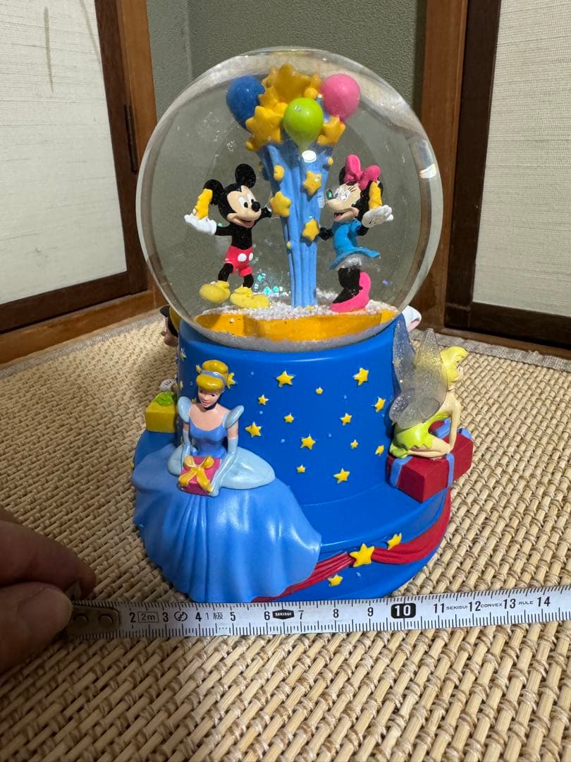 ディズニー　スノードーム　100周年　オルゴール　星に願いを　アメリカ限定　レア