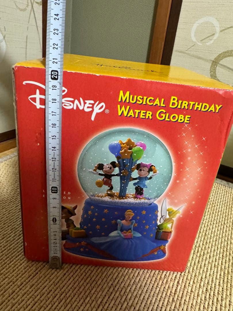 ディズニー　スノードーム　100周年　オルゴール　星に願いを　アメリカ限定　レア