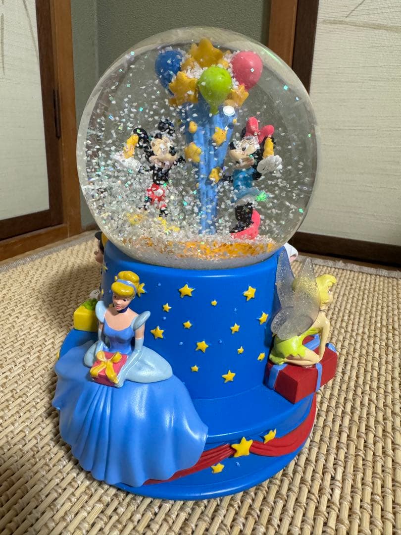 ディズニー　スノードーム　100周年　オルゴール　星に願いを　アメリカ限定　レア