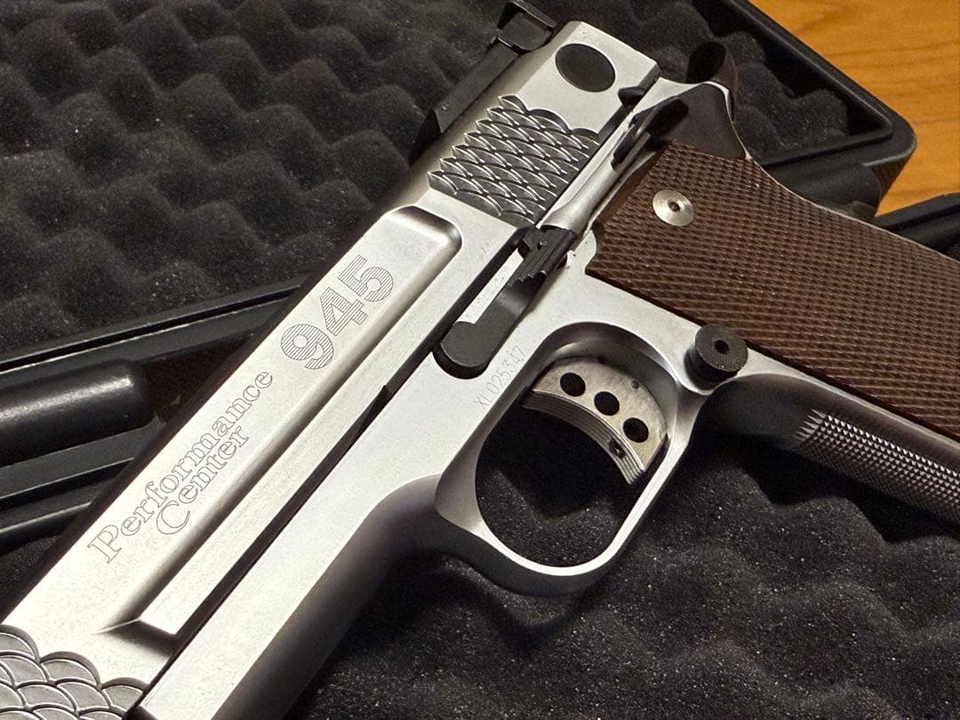 美品 KSC S&W M945 ステンレスシルバーモデル JASG安全基準適合