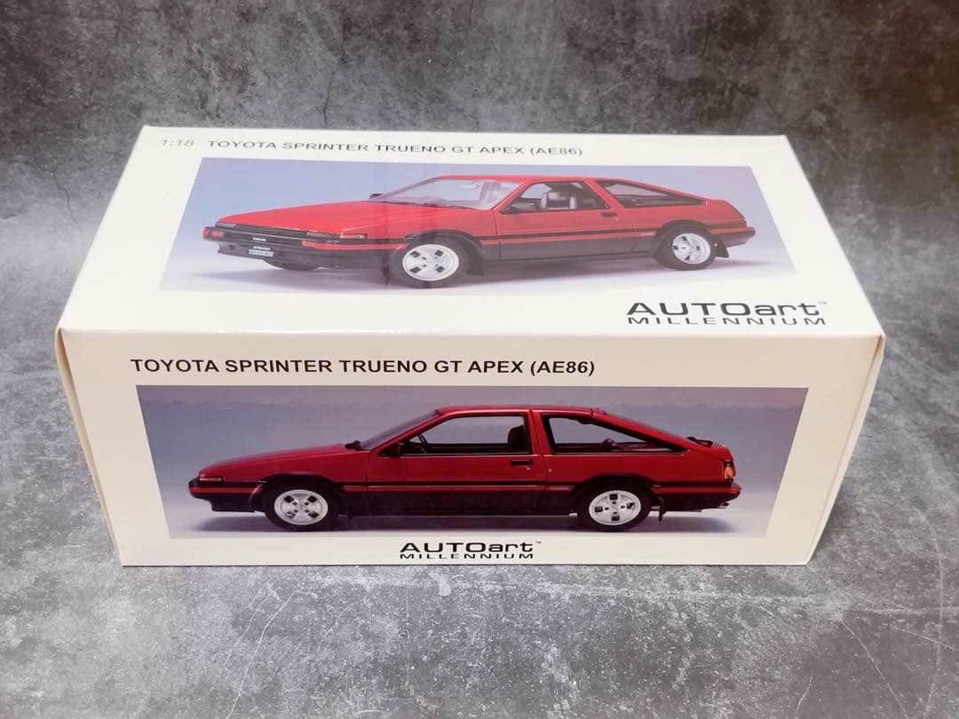 オートアート 1/18 トヨタ スプリンター トレノ GT APEX AE86
