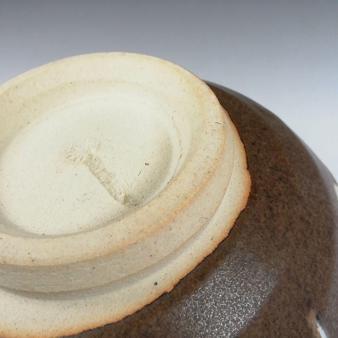 Ｔ６１９　茶碗　『九谷焼』『椿文』『長高喜兵衛 造』　共箱　抹茶碗　茶道具