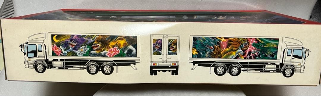 【20】訳あり❗️大型デコトラ　1/32 金獅子　アオシマ　プラモデル