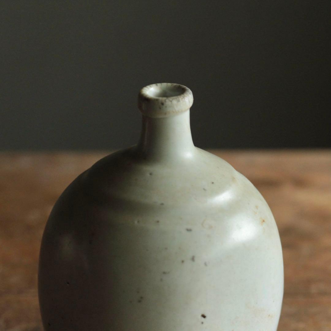 白磁 撫で四方形 徳利 酒器 古美術 古道具 アンティーク