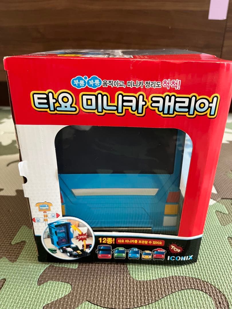 ちびっこバス タヨ ミニカーキャリー ハート　エアー ポコ 韓国