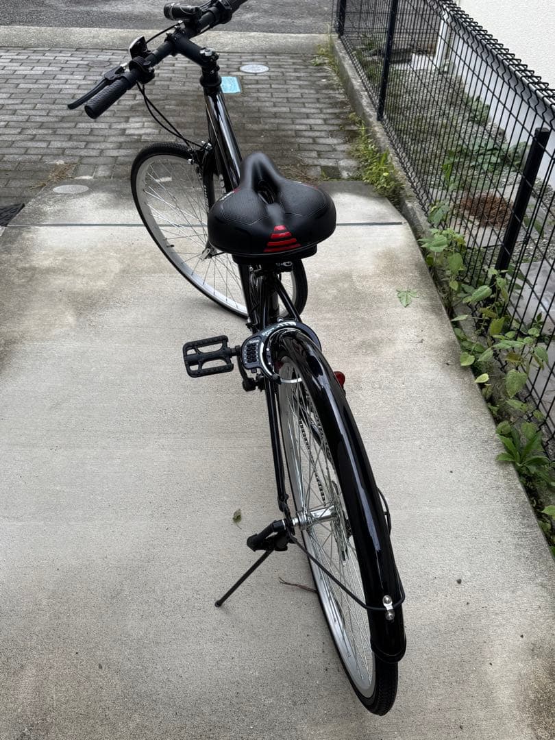 クロスバイク 黒 シマノ製6段　26インチ