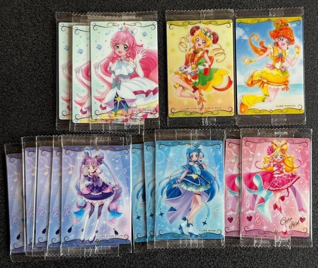 プリキュアウエハース 第2弾〜11弾 まとめ売り175枚 レア有