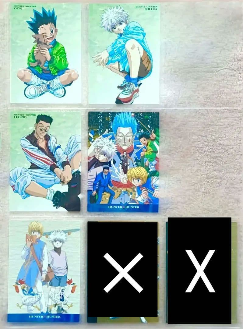 ハンターハンター　カードダスマスターズ　初版　クラピカ　キルア