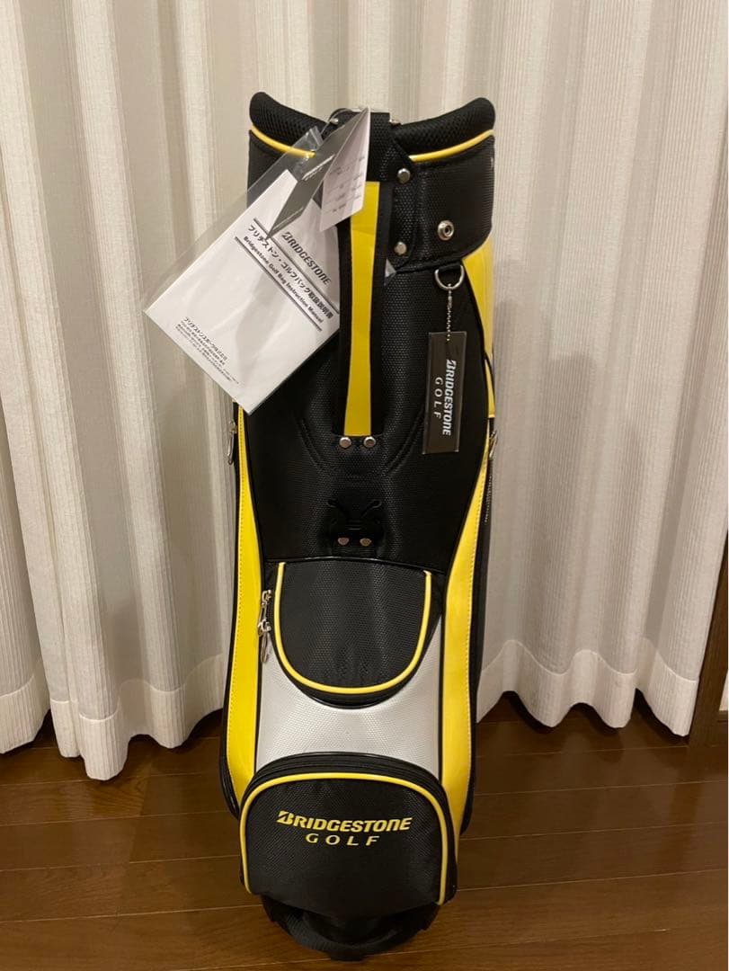 BRIDGESTONE GOLF キャディバッグ 黒/黄　新品未使用