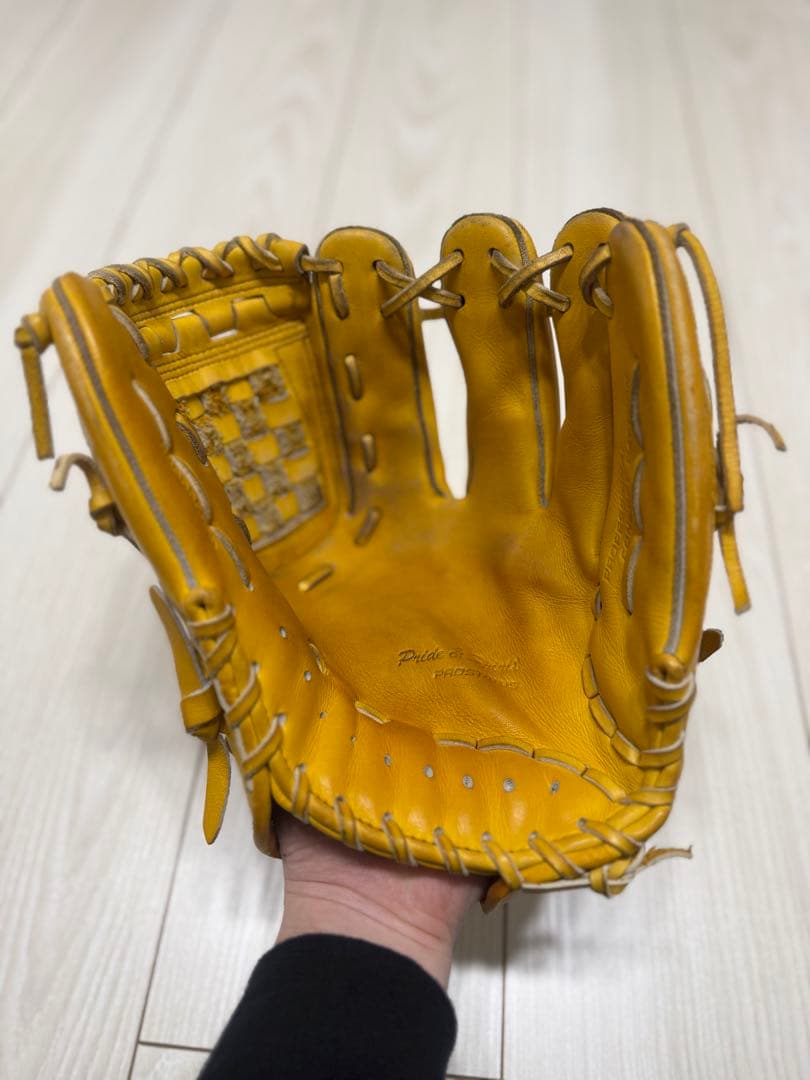 ZETT イエロー 軟式 西武源田選手モデル