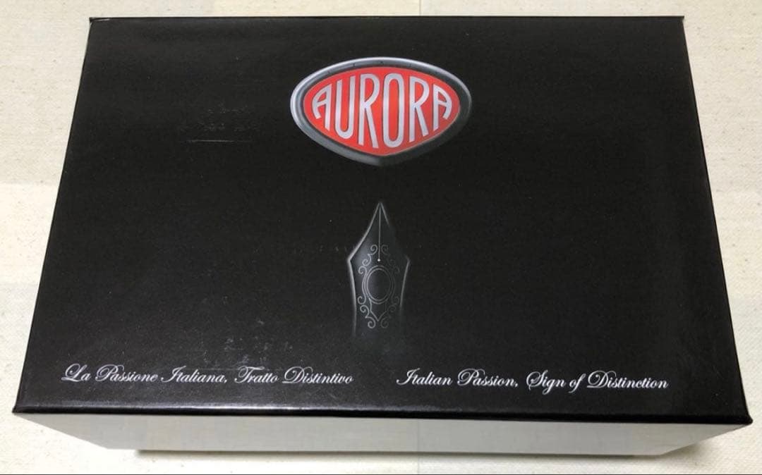 アウロラ　万年筆カレイドスコーピオ　ルーチェヴェルデ　字幅B インク付き