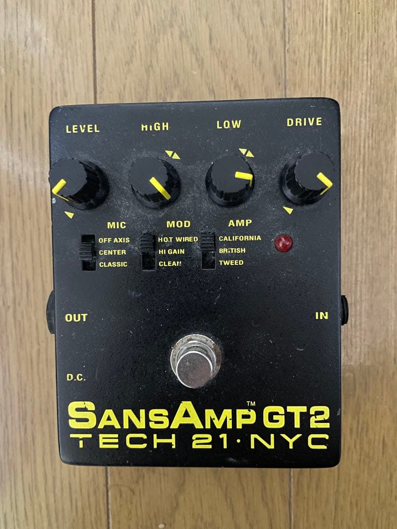TECH 21 NYC SansAmp GT2 ギターエフェクター