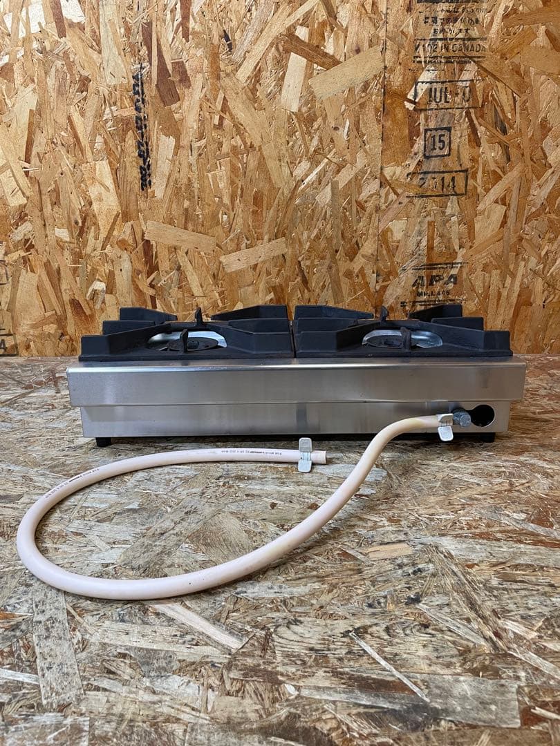 C(7790) リンナイ 卓上 2口 ガスコンロ RSB-211A 都市ガス用