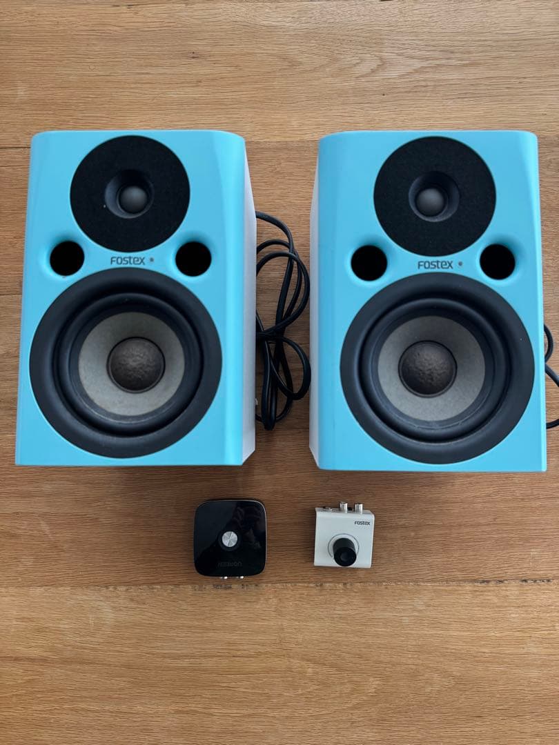 FOSTEX PA-2 アクティブモニタースピーカー　ライトブルー