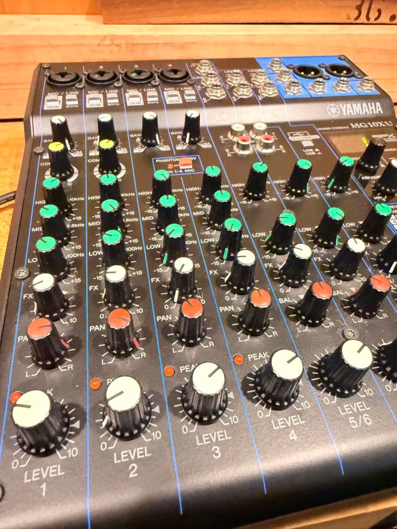 YAMAHA MG10XU アナログミキサー USB オーディオIF 元箱あり