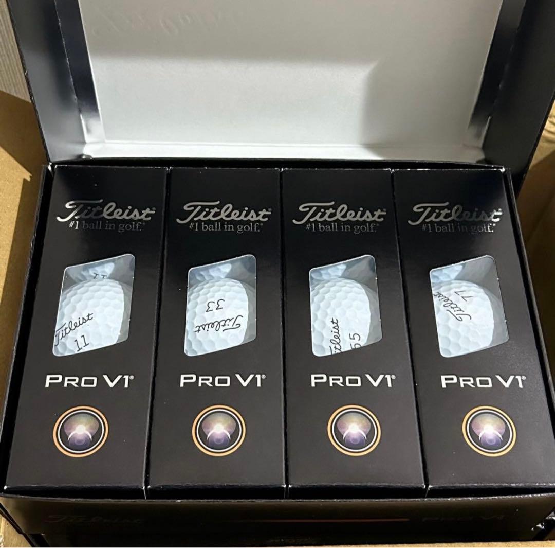 2025 TITLEISTタイトリストPROV1 プロV1 ダブルナンバー