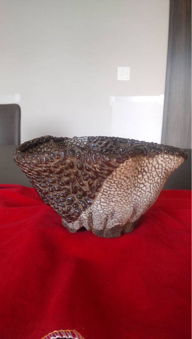 古唐津　薩摩焼　古陶磁　茶碗　沓茶碗　古美術　織部焼