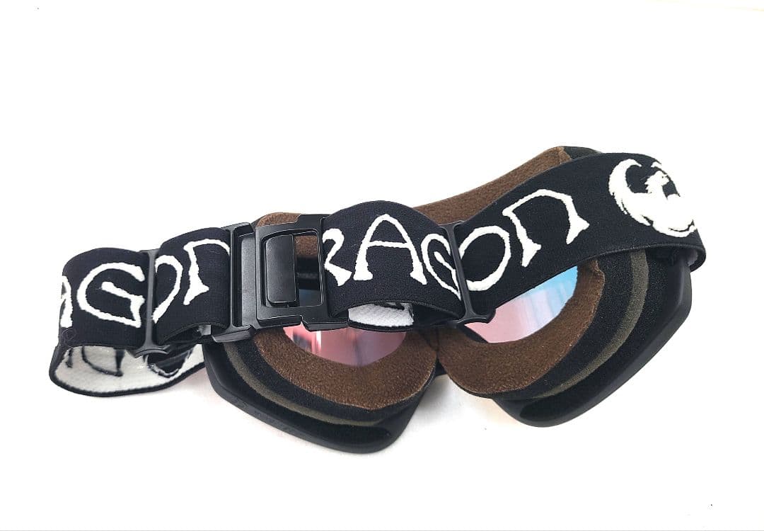 美品 DRAGON スノーボードスキーゴーグル ドラコン ミラーレンズ