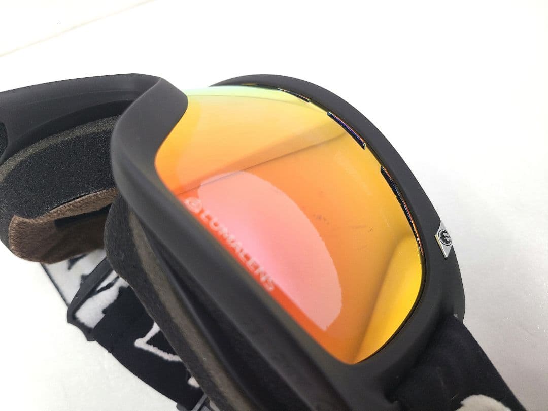 美品 DRAGON スノーボードスキーゴーグル ドラコン ミラーレンズ