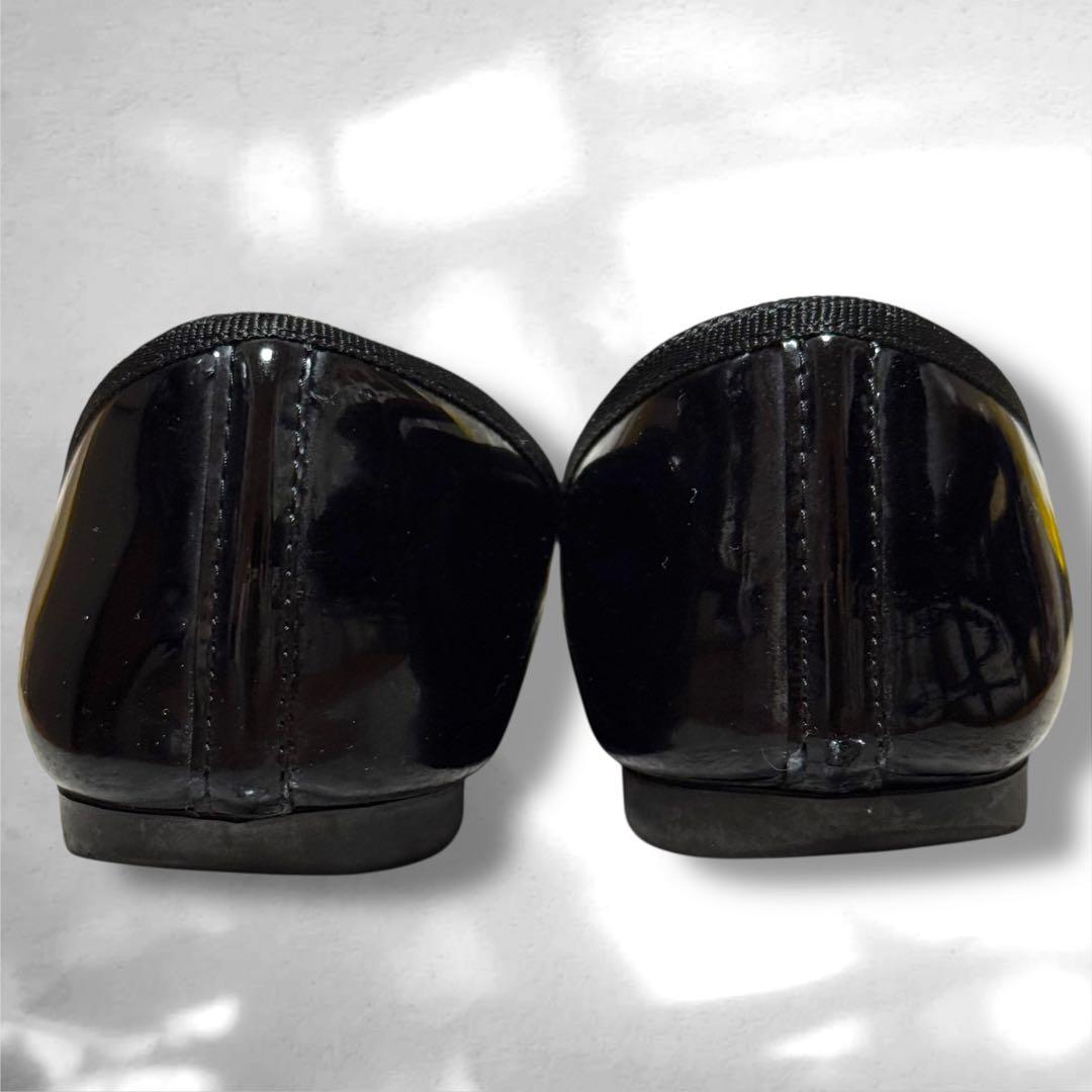 repetto レペット JUNON バレエシューズ ブラックエナメル　牛革