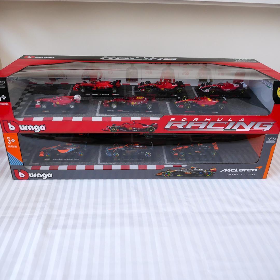 【新品】ブラーゴ　フェラーリ　マクラーレン　F1　12台セット　1/43