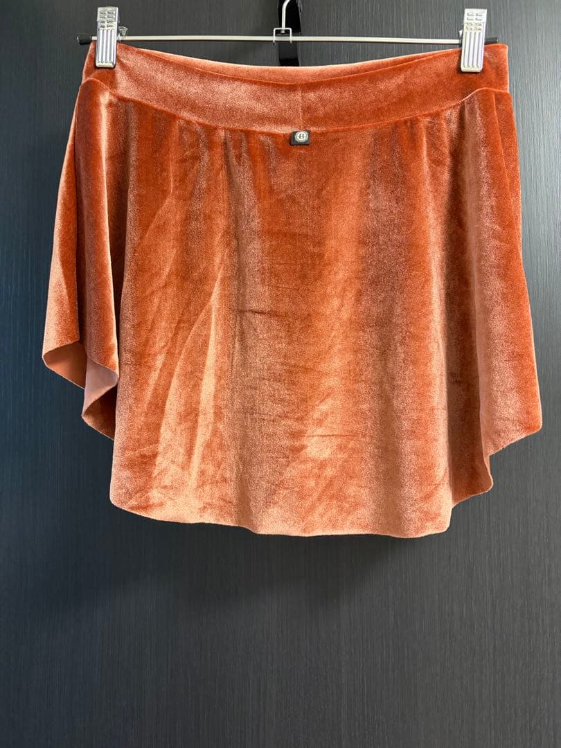 BODILE ボディール レオタード & スカート セット M/L オレンジ系