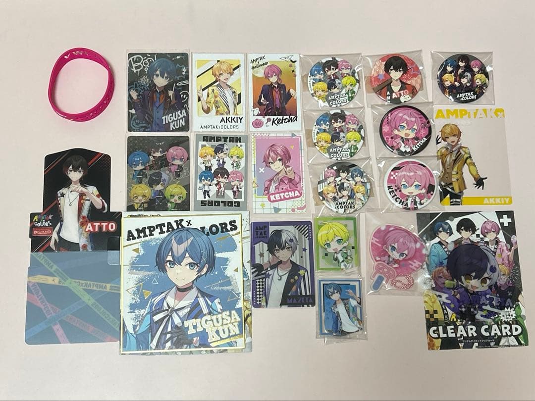 AMPTAK グッズ あっきぃ まぜ太 ぷりっつ ちぐさくん あっと けちゃ