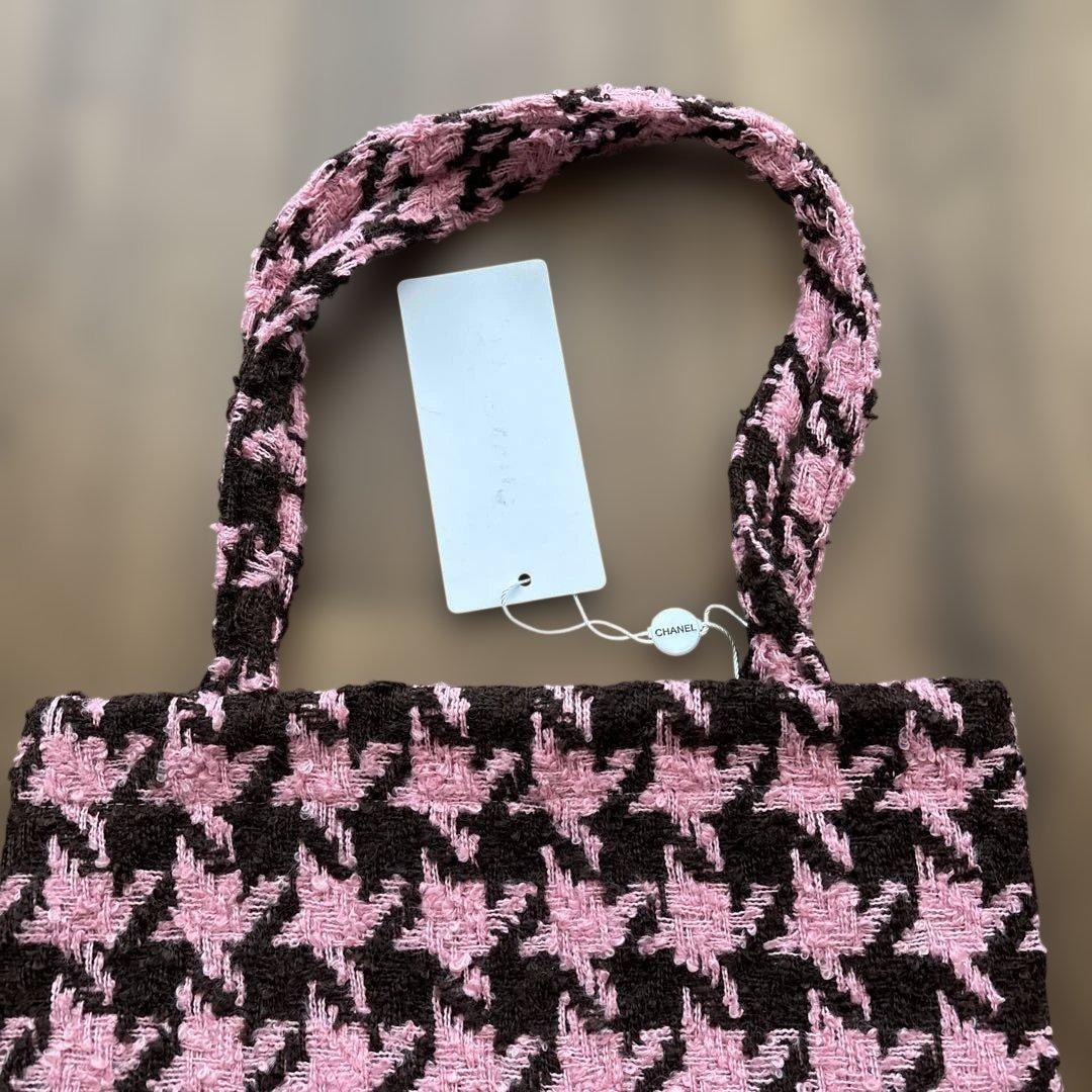 CHANEL ツイードトートバッグ