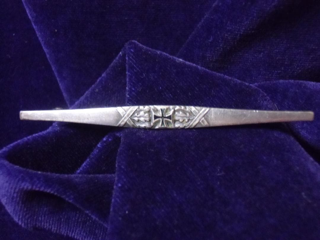 Ｗ帝政ドイツ軍/プロイセン王国＊８３５銀製＊鉄十字ブローチ（実物）