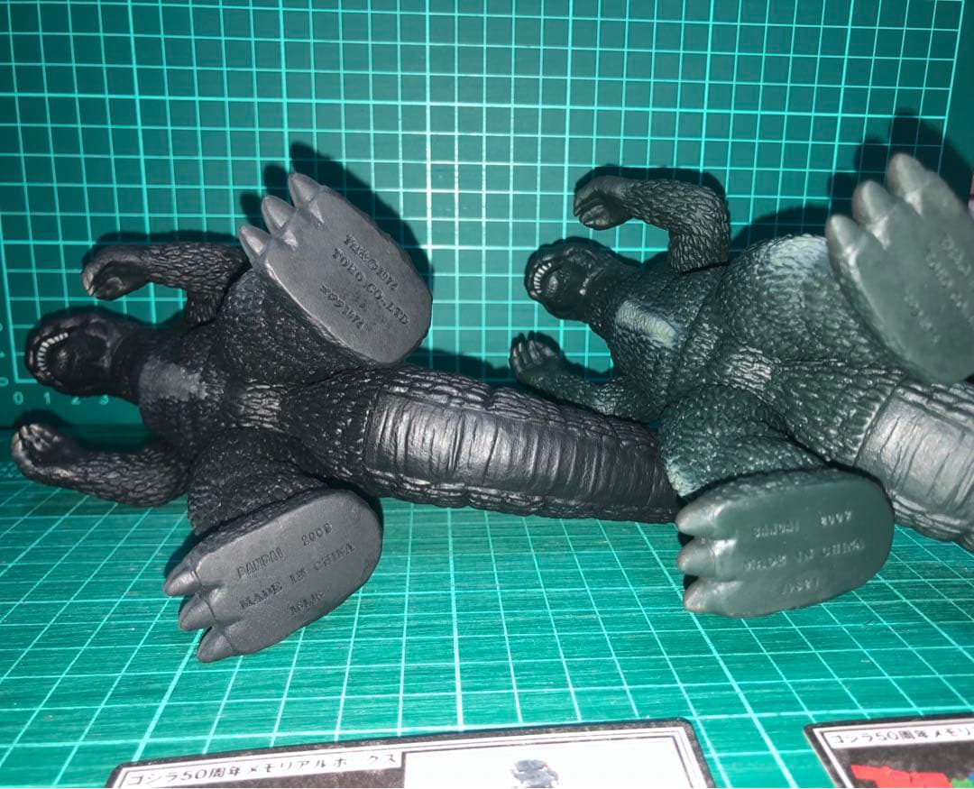 ゴジラ2体セット ★ゴジラ50周年メモリアルボックス版★解説カード付き