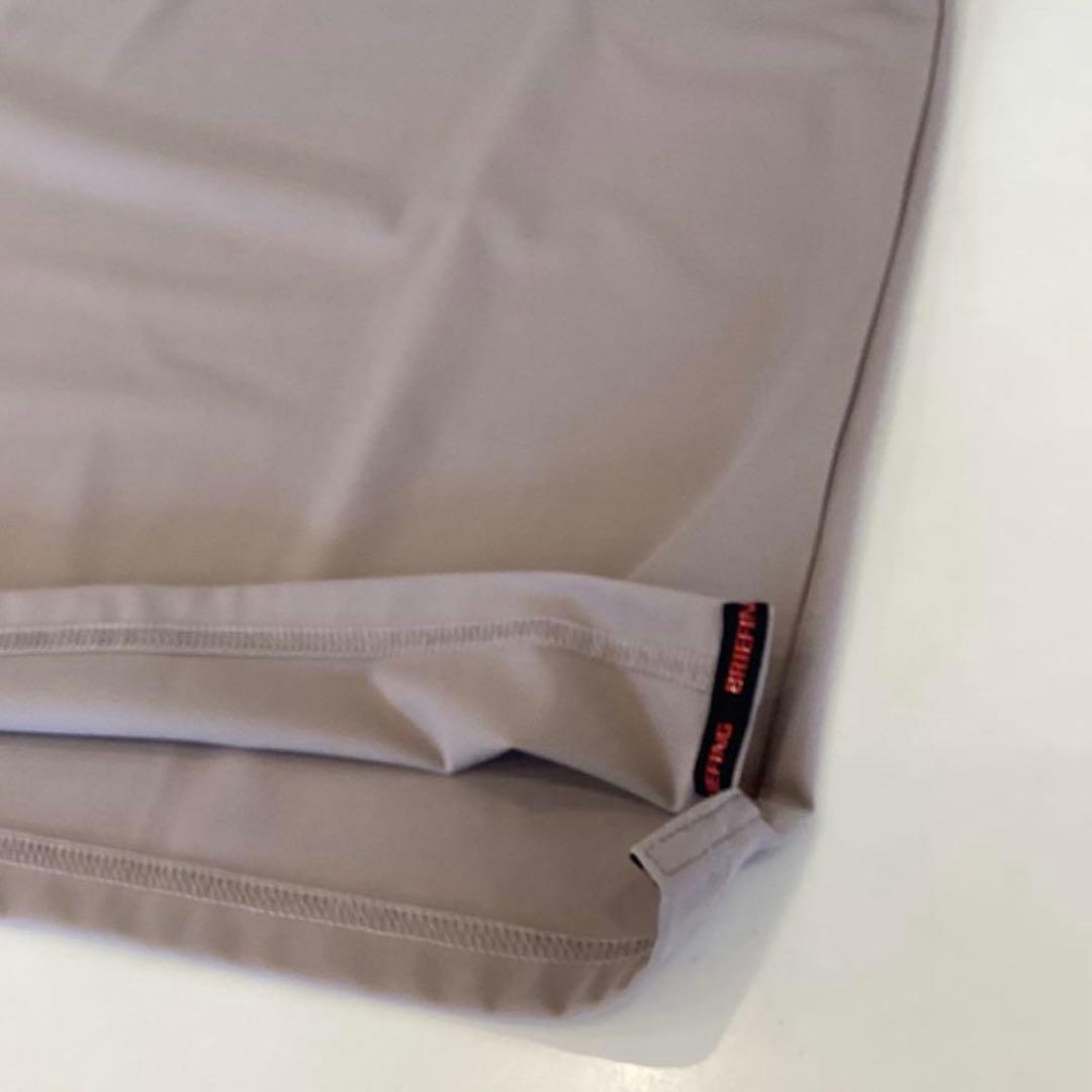 ラスト1点　完売品　BRIEFING LOGO LINE POLO グレージュM