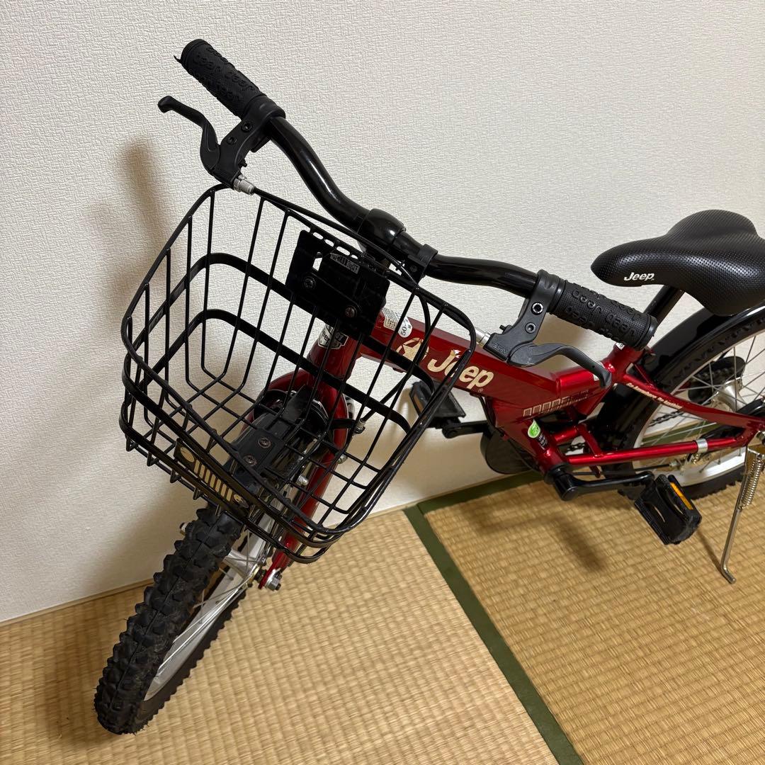 お値下げ！！『福岡』Jeep (ジープ) 子供用自転車 18インチ 赤