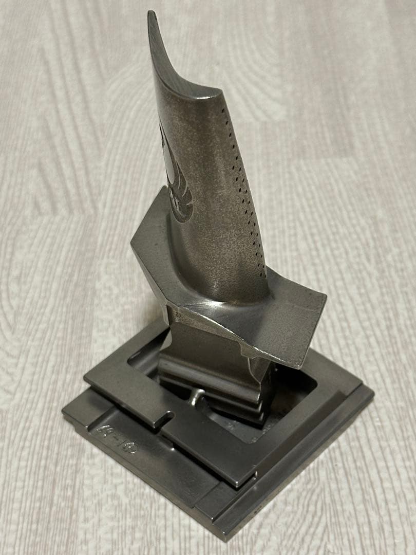 【貴重】JAL 日本航空　エンジンタービンブレード整備士加工品