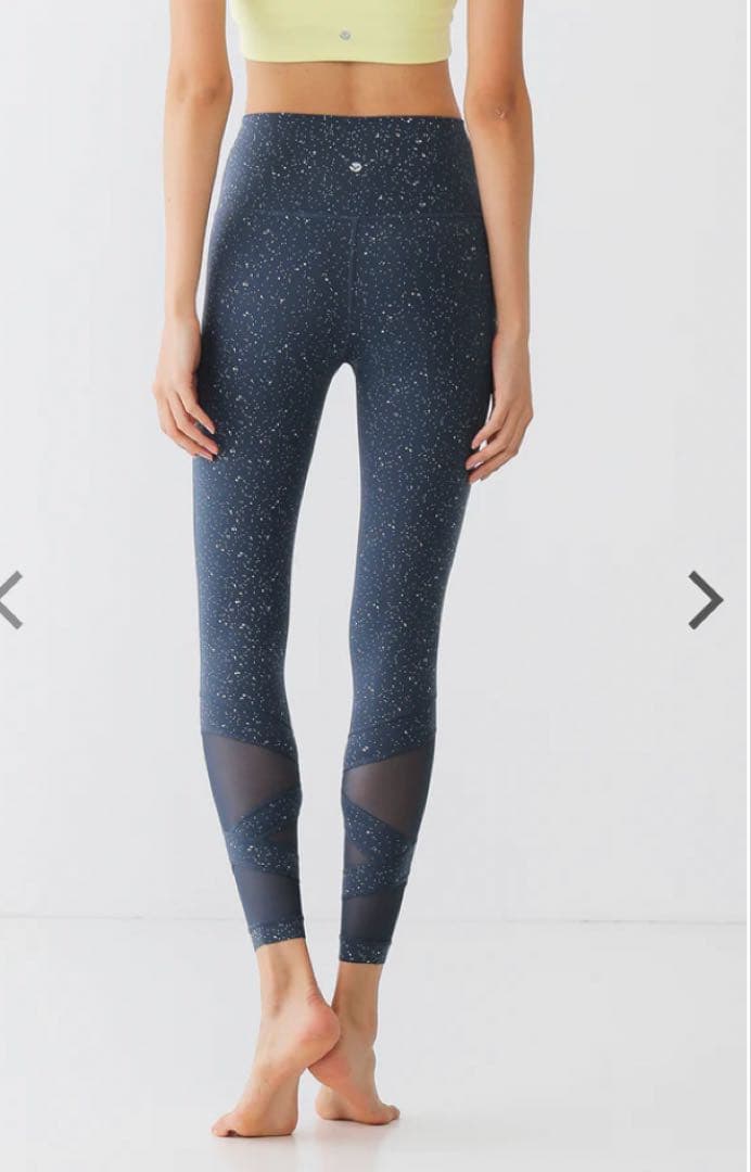 yes シャインメッシュレギンス　sサイズ