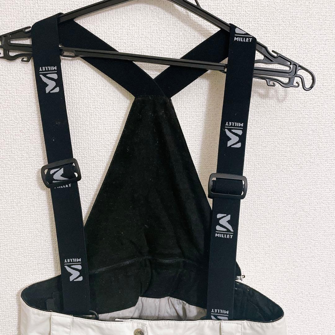 MILLET ミレー　ハードシェルパンツ　白　GORE-TEX 雪山登山　スノボ